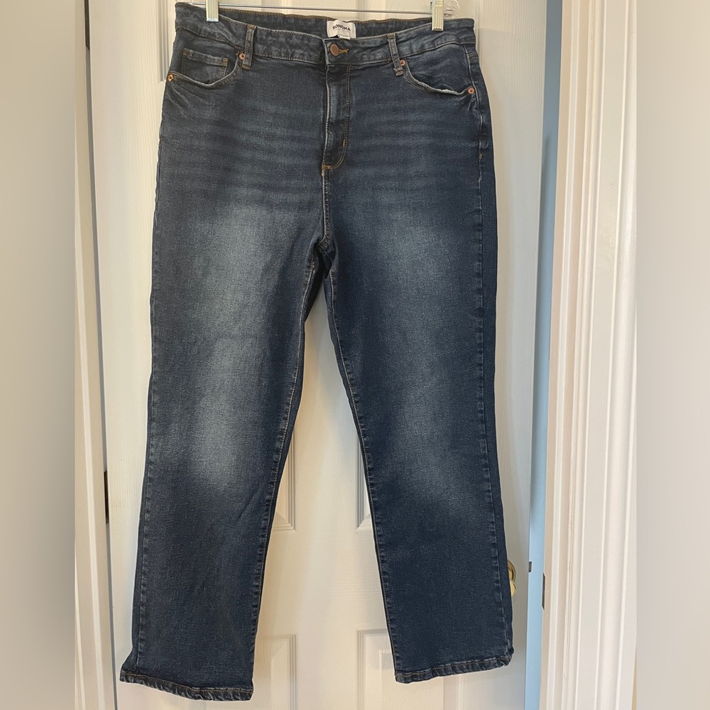 Sonoma Dark Blue Straight Leg Women's Jeans